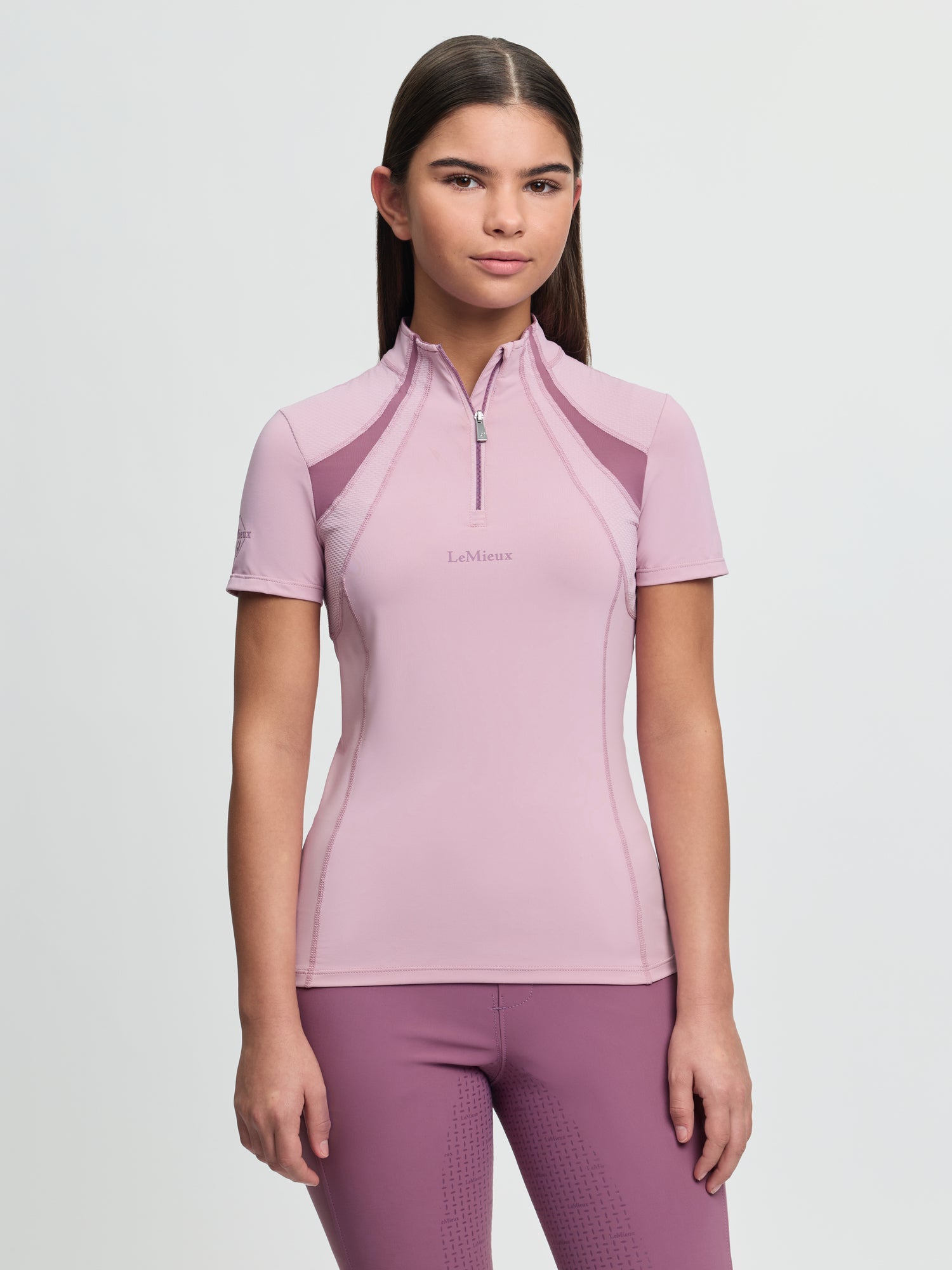 LeMieux Young Rider Mia Mesh Base Layer Fondant