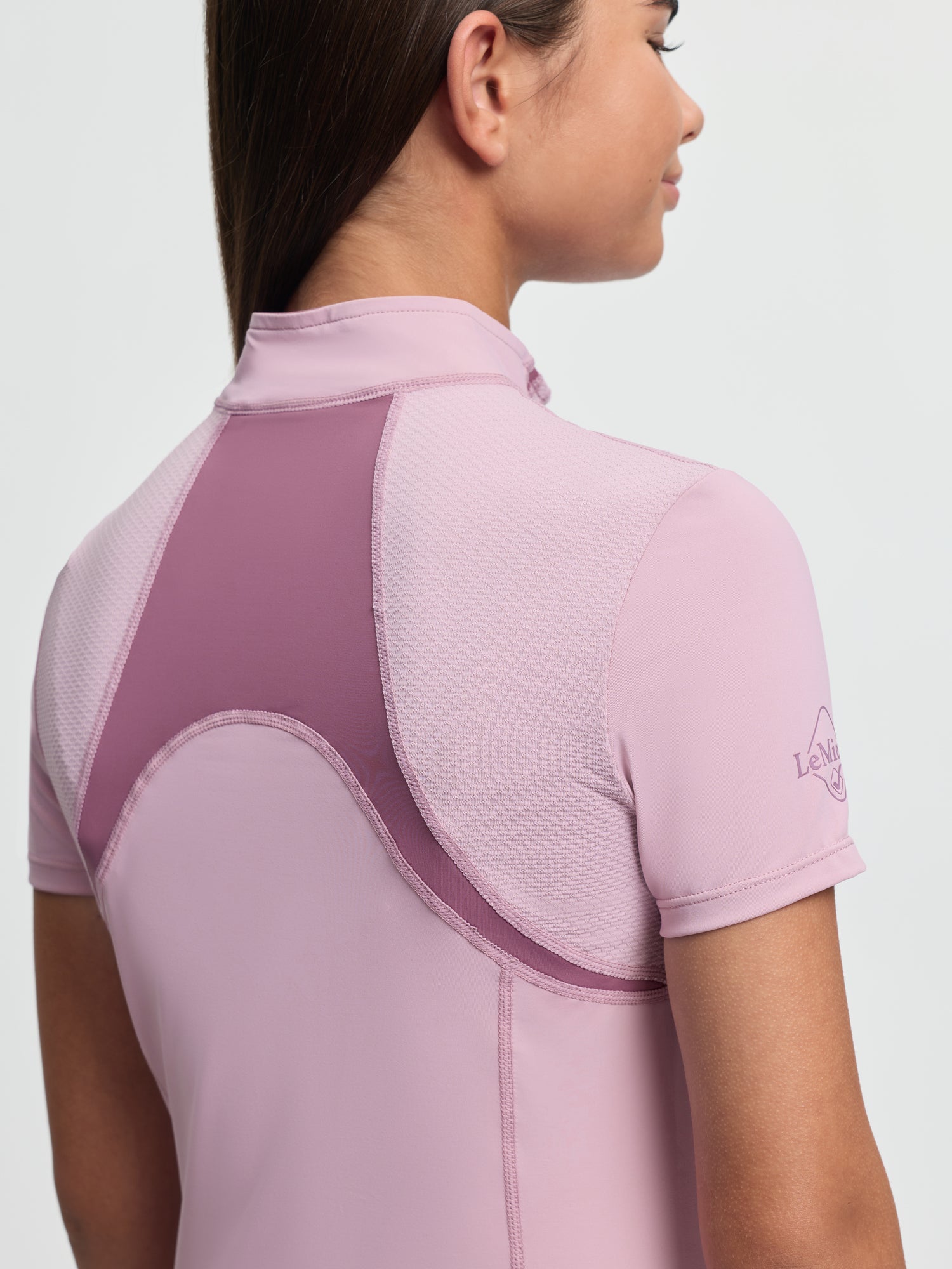 LeMieux Young Rider Mia Mesh Base Layer Fondant