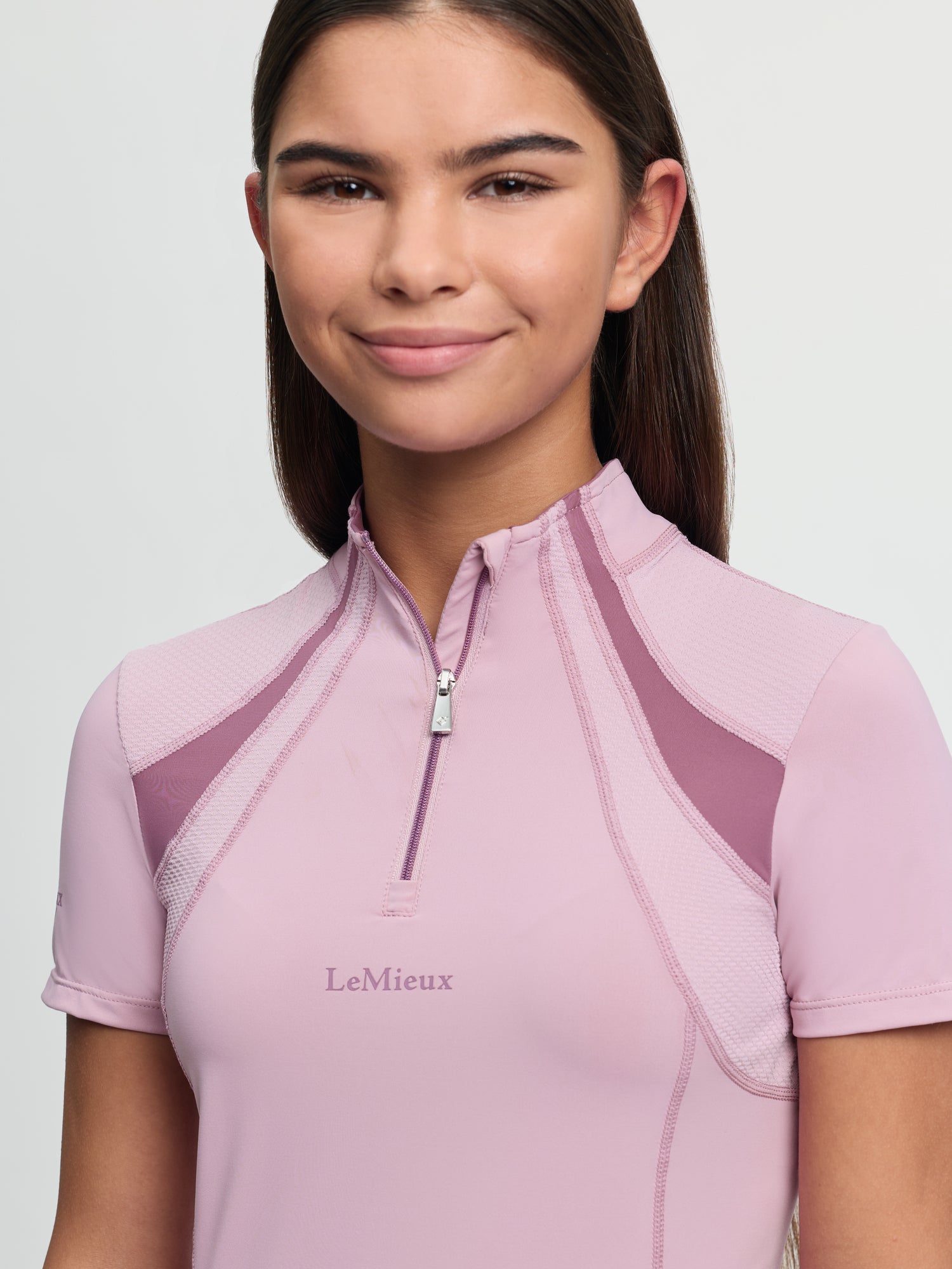 LeMieux Young Rider Mia Mesh Base Layer Fondant
