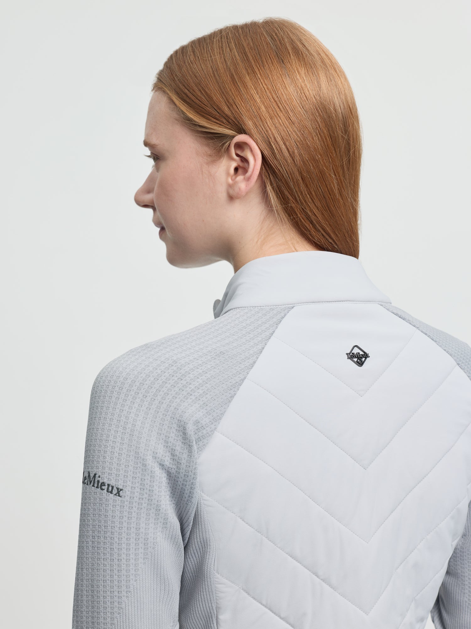 LeMieux Maddie Jacket Grey lightweight hybrid equestrian jacket