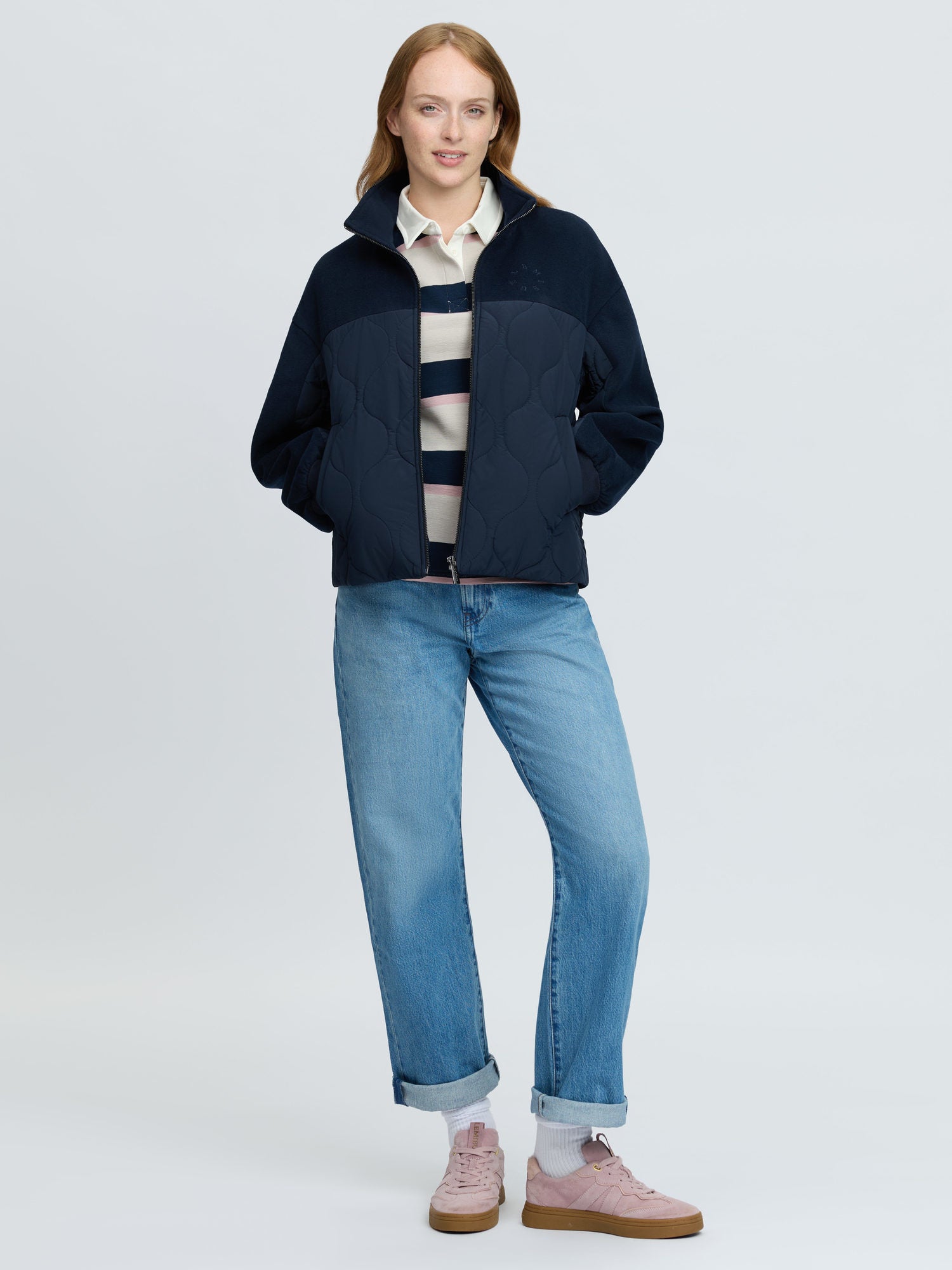 LeMieux Chloe Bomber Jacket Navy
