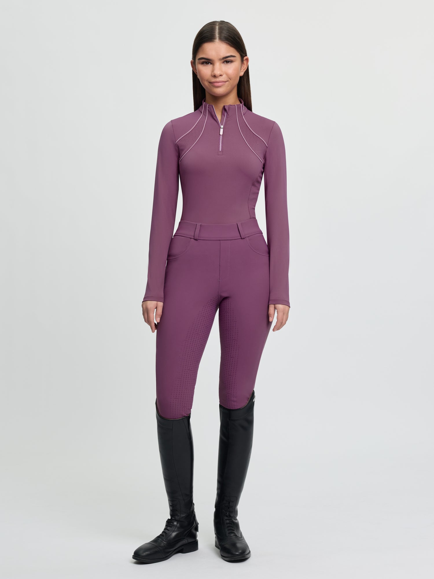 LeMieux Young Rider Airflow Base Layer Mallow