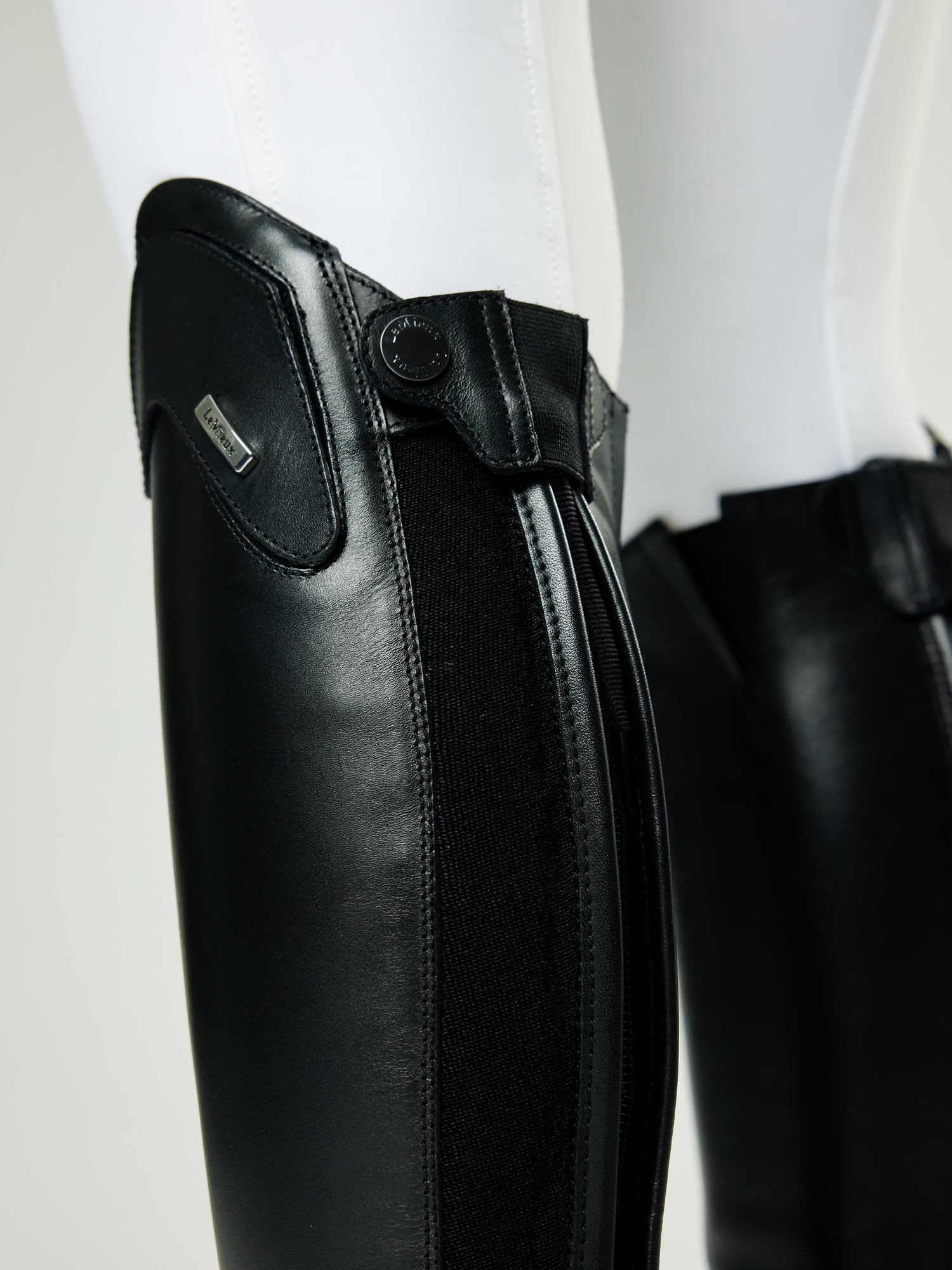 LeMieux Junior Interchangeable Riding Boot Tall Black