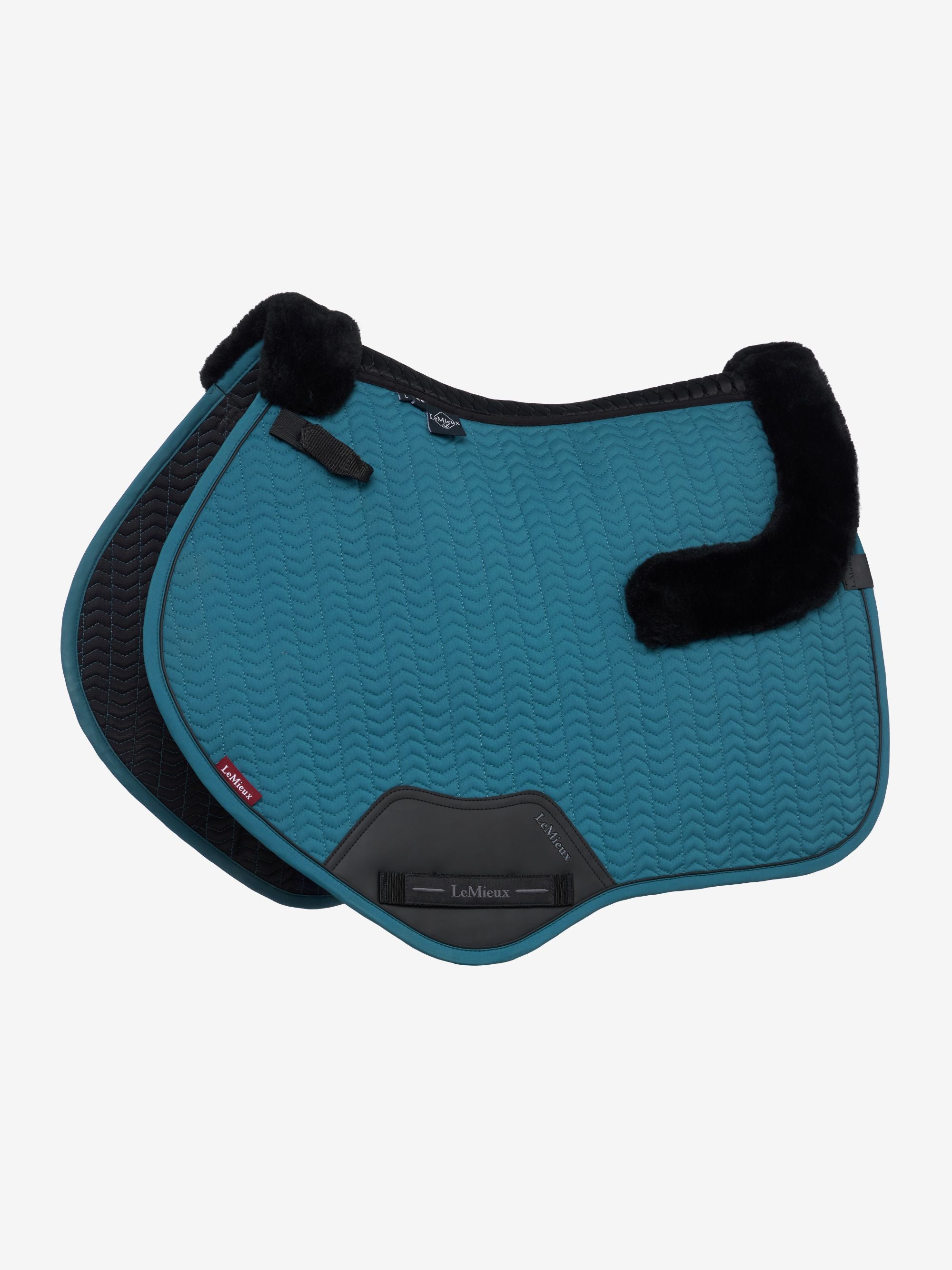 LeMieux Merino+ Essence Close Contact Square Saddle Pad Jungle | Equiflair