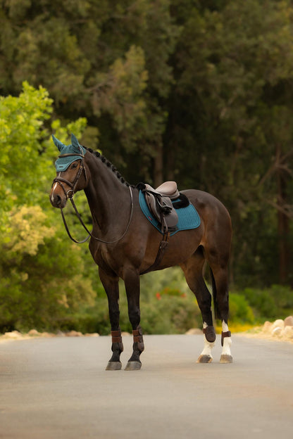 LeMieux Merino+ Essence Close Contact Square Saddle Pad Jungle | Equiflair