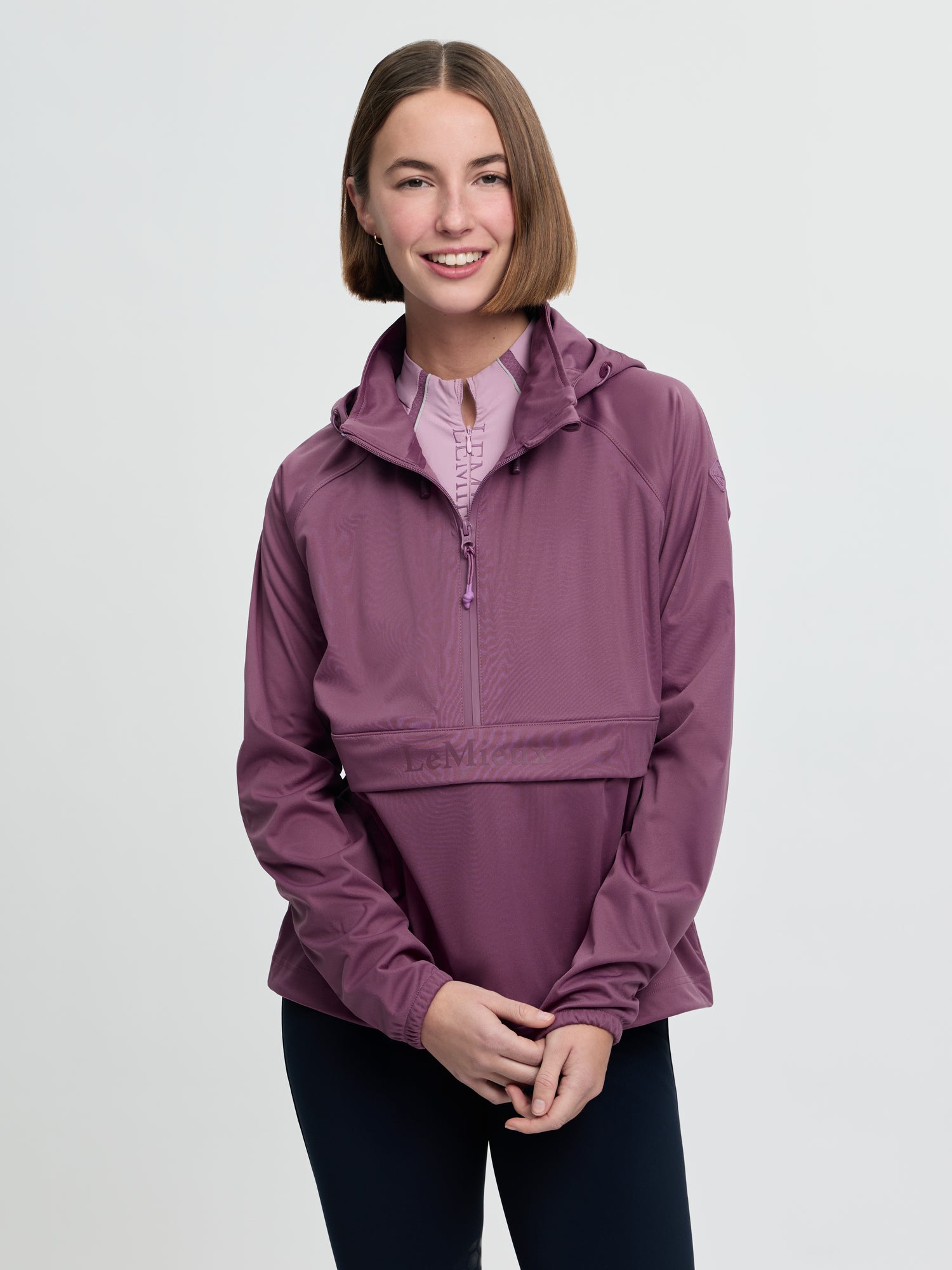 LeMieux Perri Half Zip Waterproof Jacket Mallow