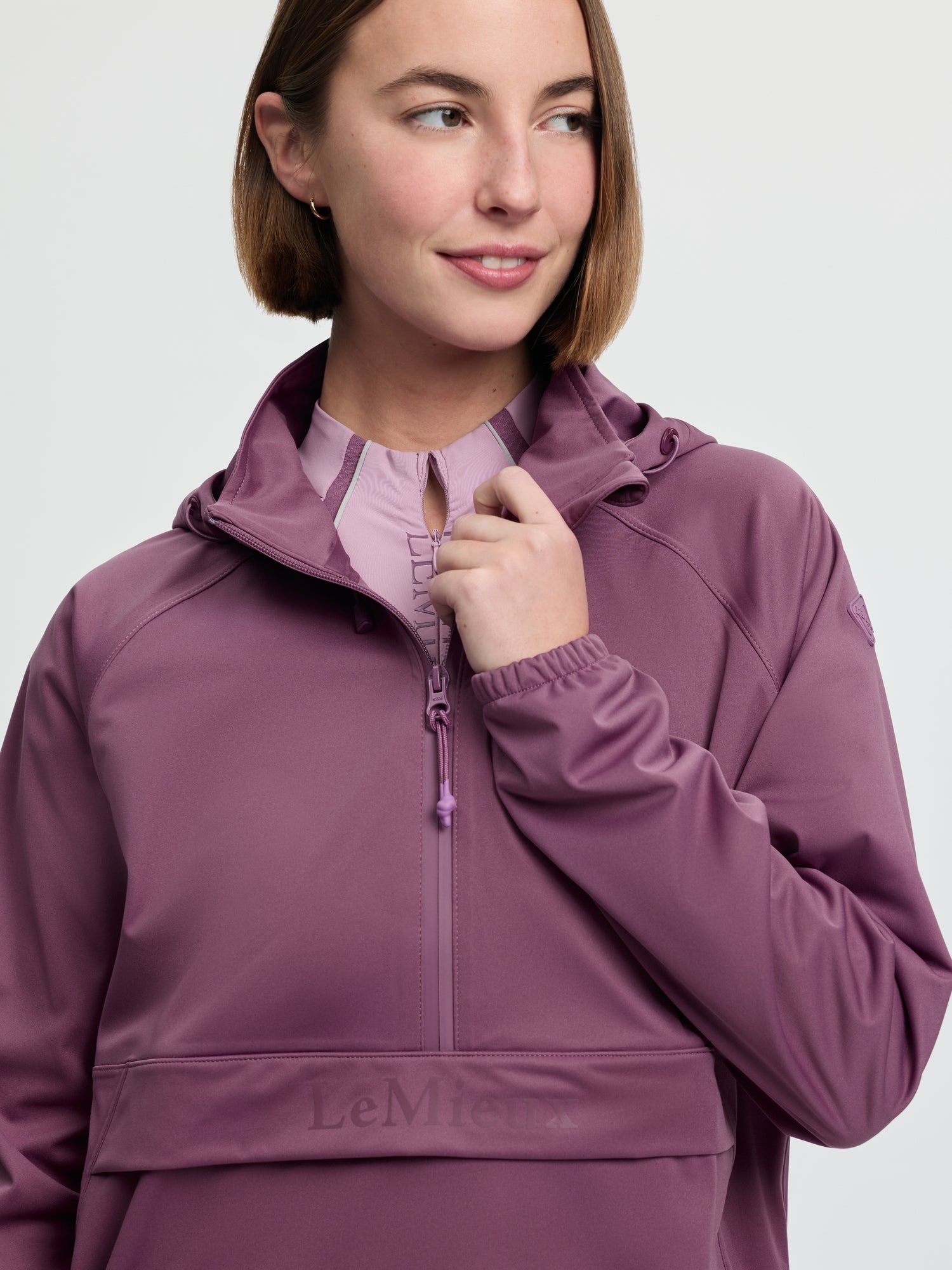 LeMieux Perri Half Zip Waterproof Jacket Mallow | Equiflair