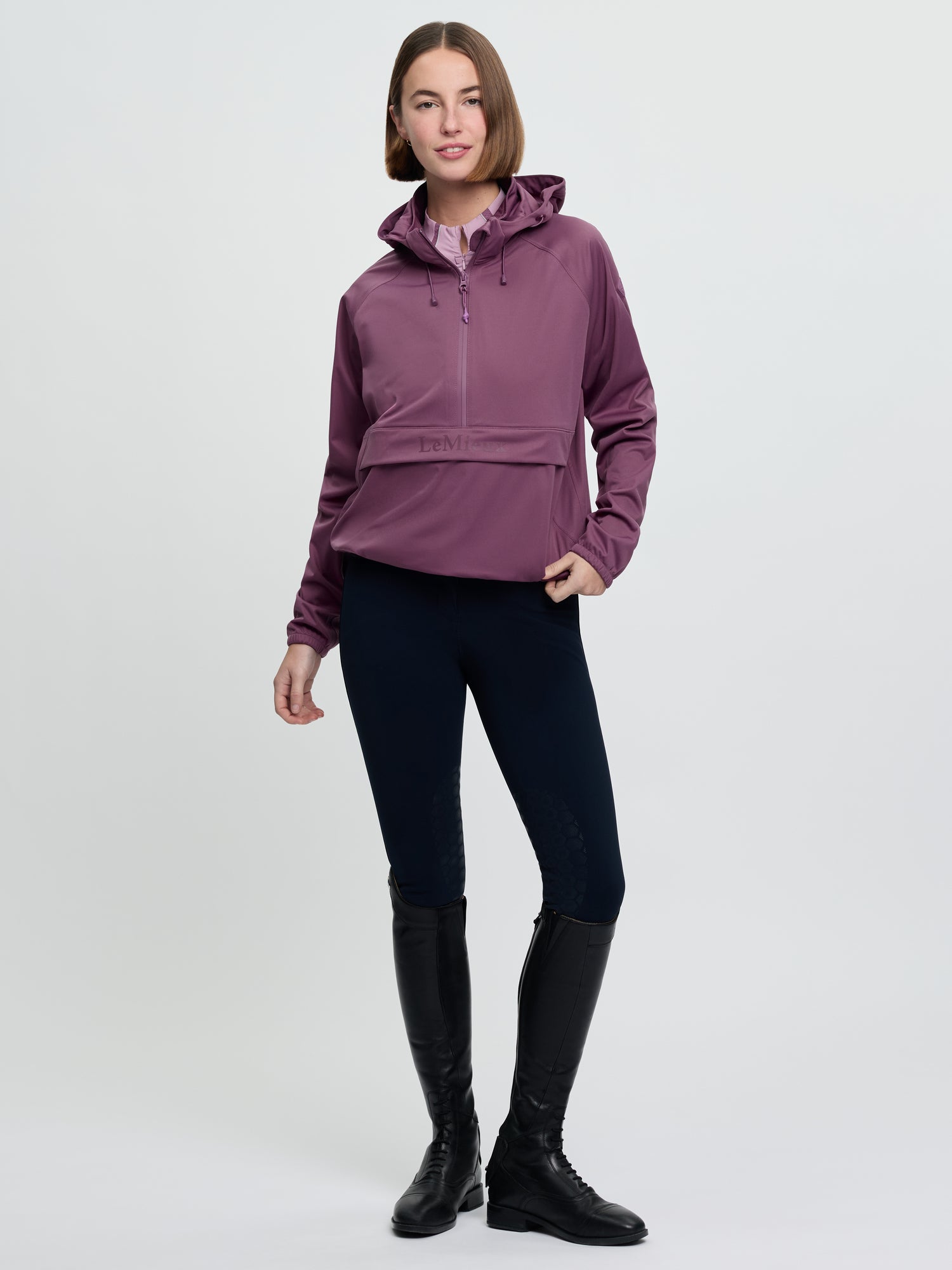 LeMieux Perri Half Zip Waterproof Jacket Mallow | Equiflair