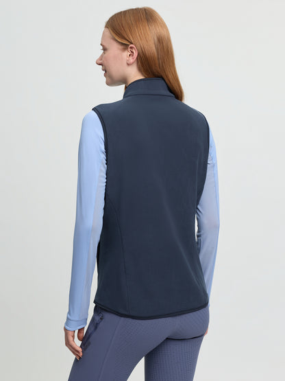 LEMIEUX Roberta Fleece Gilet Navy Vest | Women's Equestrian Fleece Vest