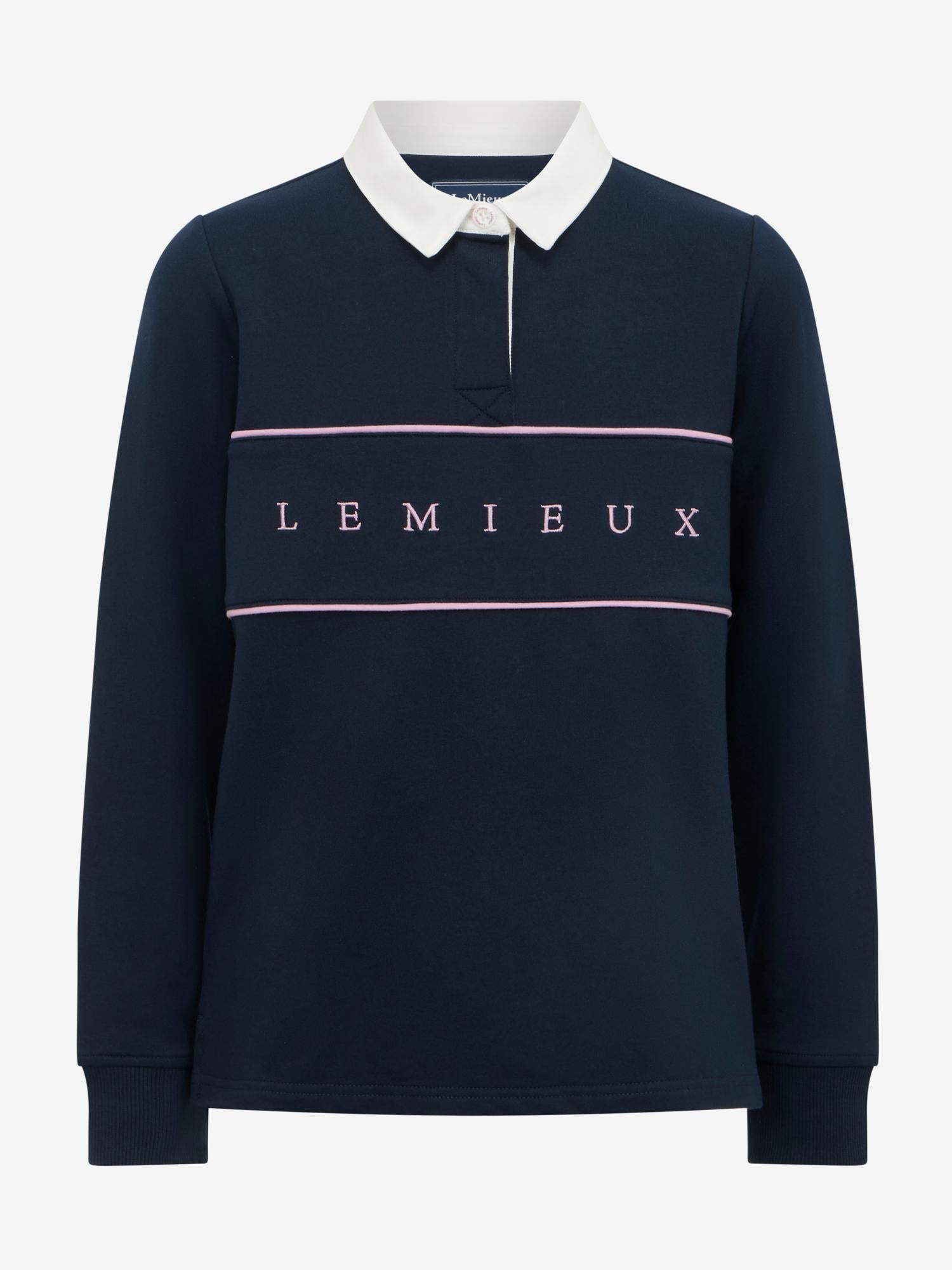 LeMieux Young Rider Riley Rugby Shirt - Navy | Equiflair