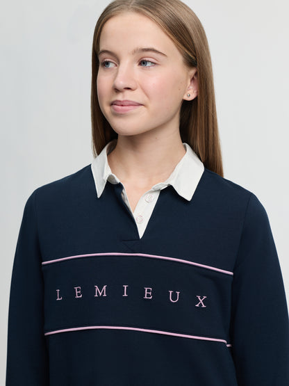 LeMieux Young Rider Riley Rugby Shirt Navy
