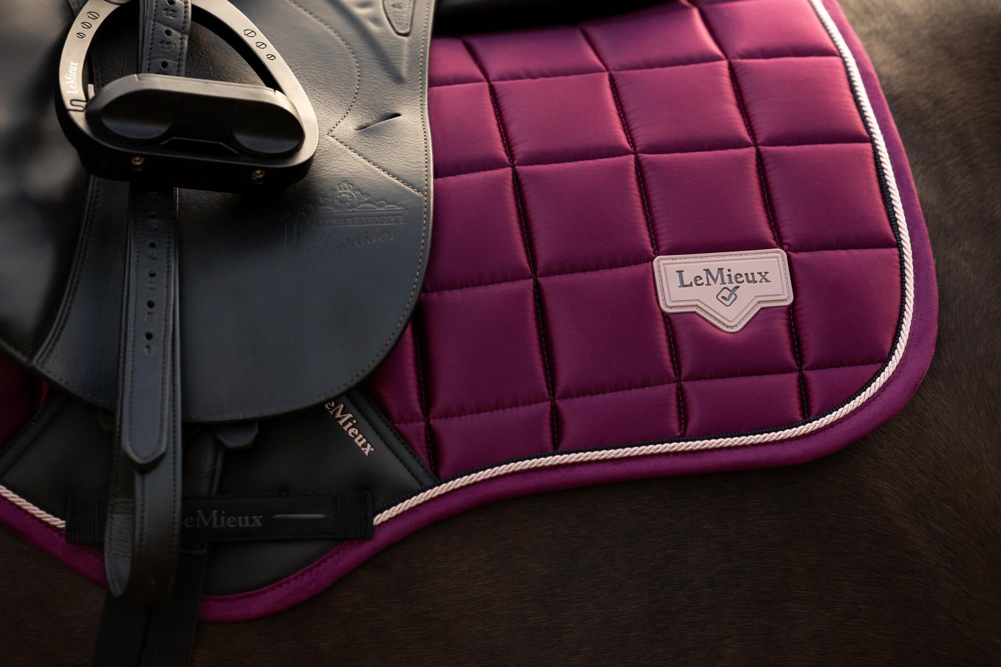 LeMieux Loire Classic Close Contact Square Blackberry