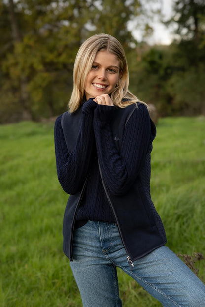 LeMieux Frankie Fleece Gilet Navy