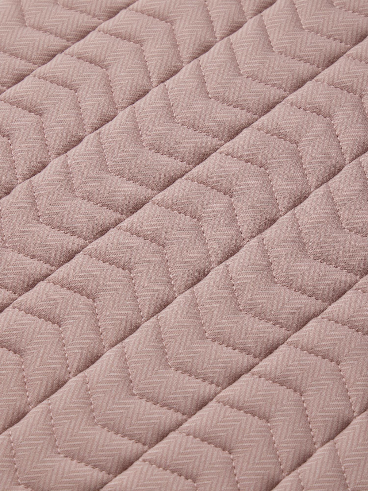 LeMieux Heritage Herringbone Dressage Square, Wild Rose, chevron quilting saddle pad