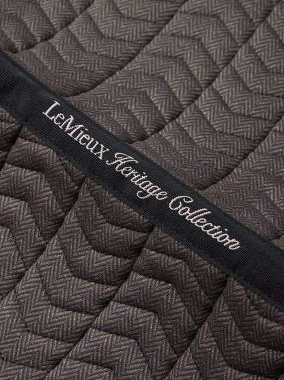 LeMieux Heritage Herringbone Dressage Square Cocoa