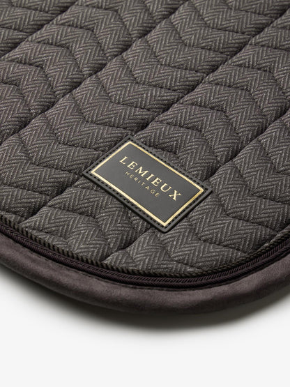 LeMieux Heritage Herringbone Dressage Square Cocoa