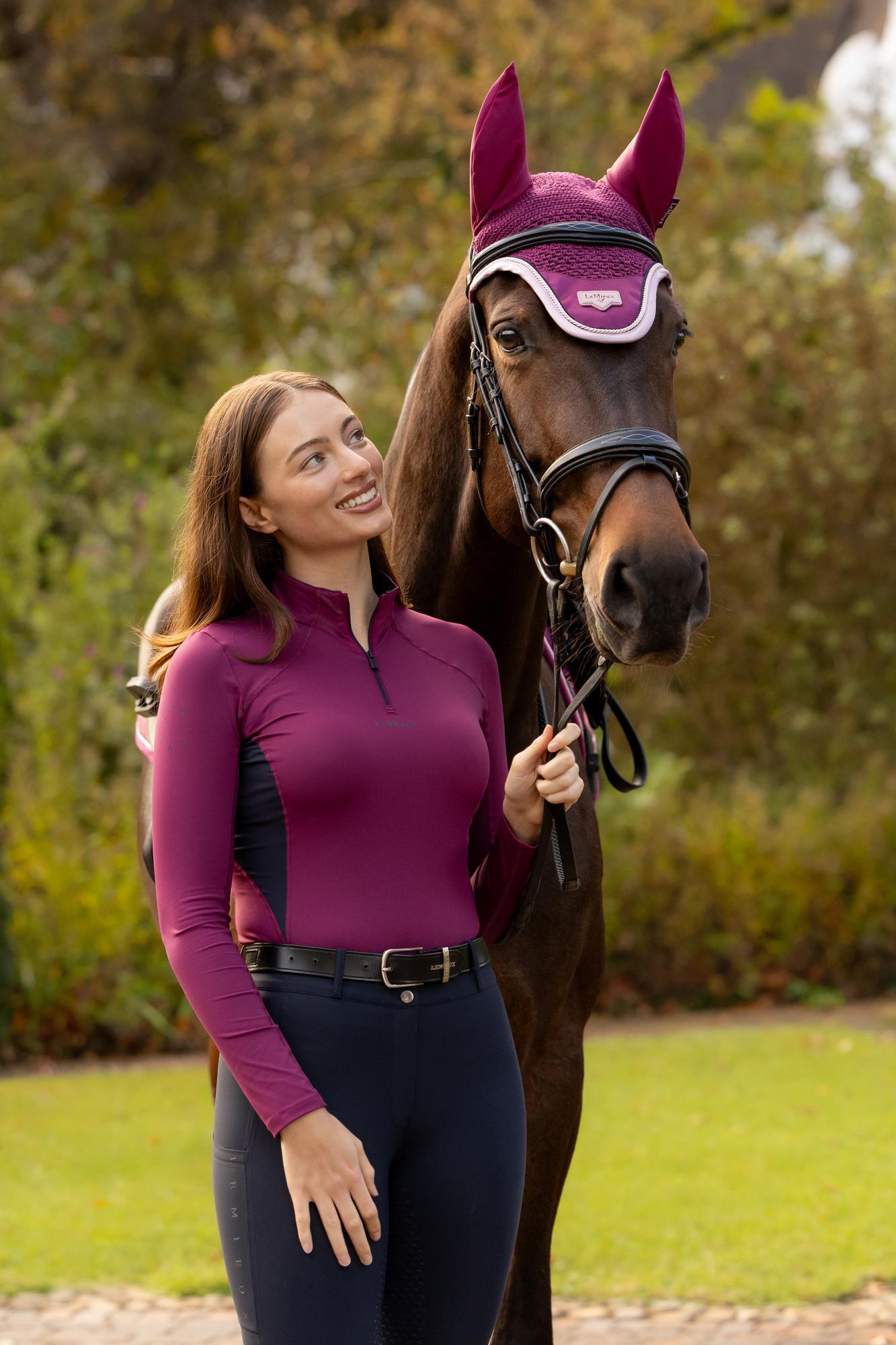 LeMieux Classique Base Layer Blackberry