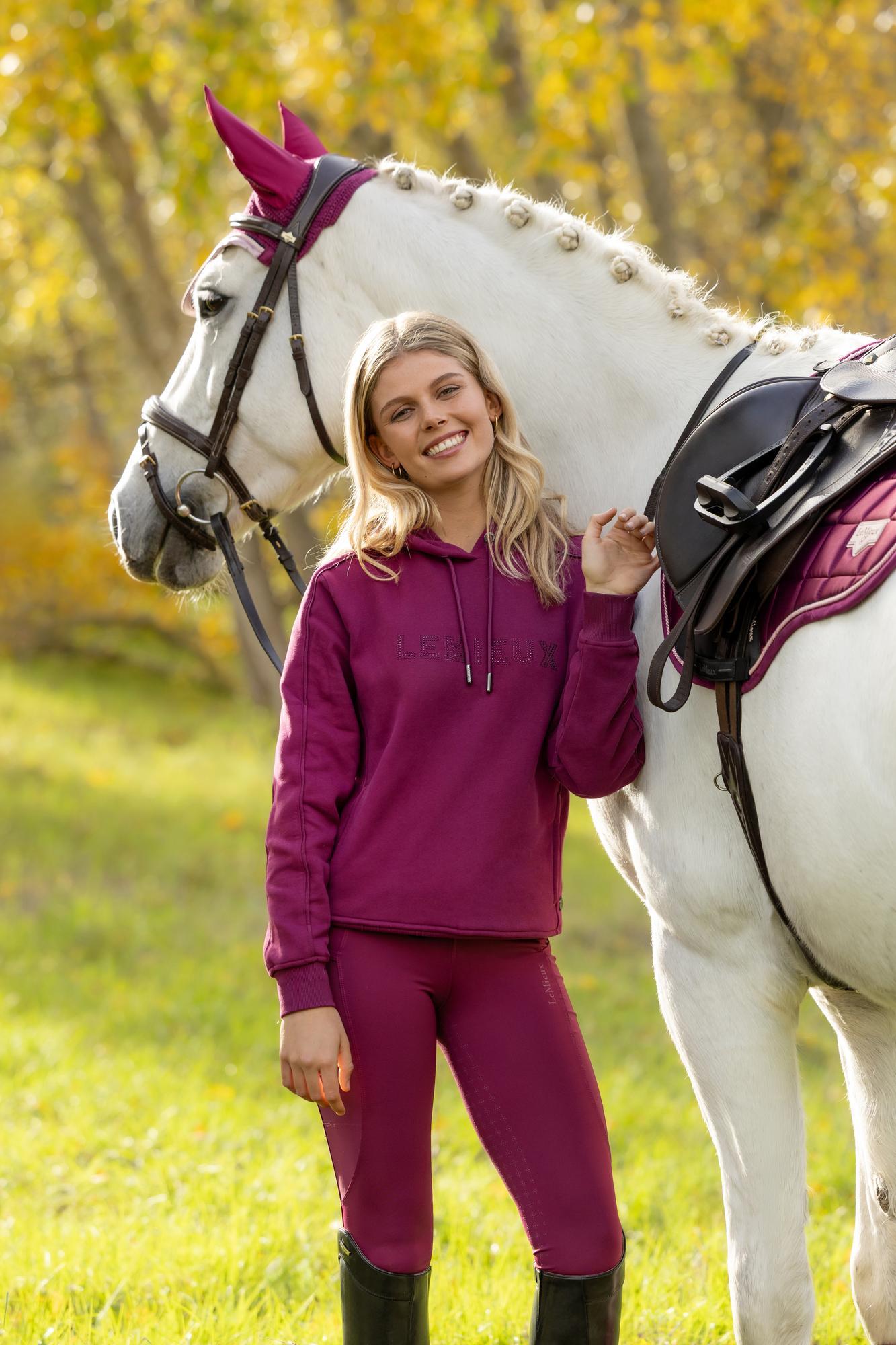 LeMieux Eden Sparkle Hoodie Blackberry