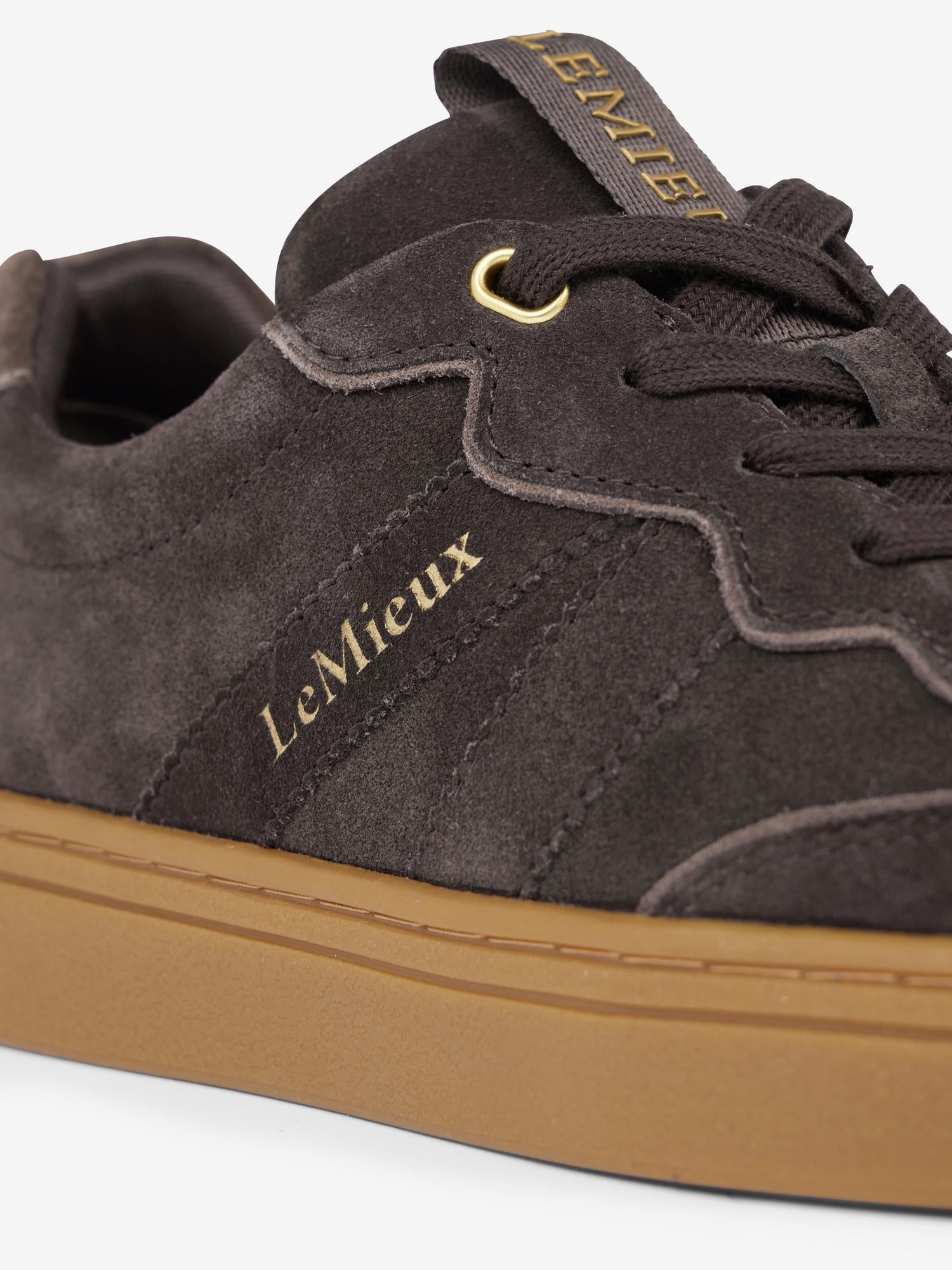 LeMieux Stockbridge Suede Trainers Cocoa