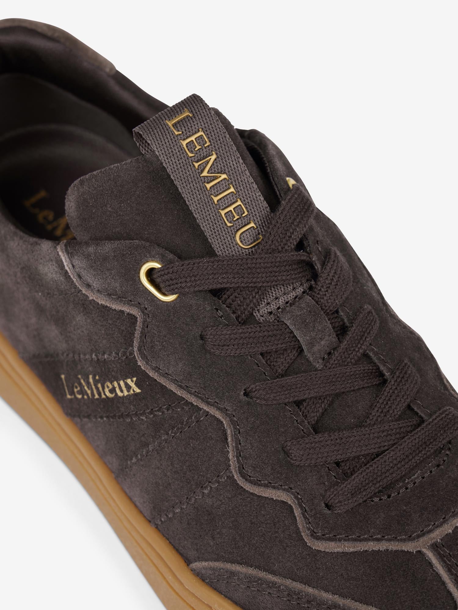 LeMieux Stockbridge Suede Trainers Cocoa