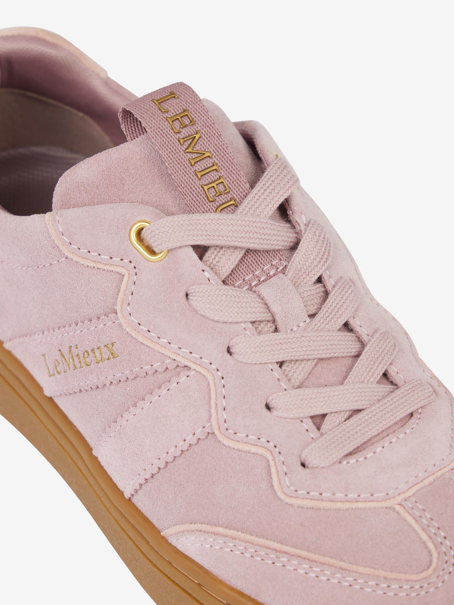 LeMieux Stockbridge Suede Trainers Wild Rose