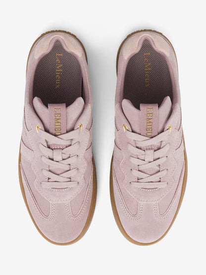 LeMieux Stockbridge Suede Trainers Wild Rose