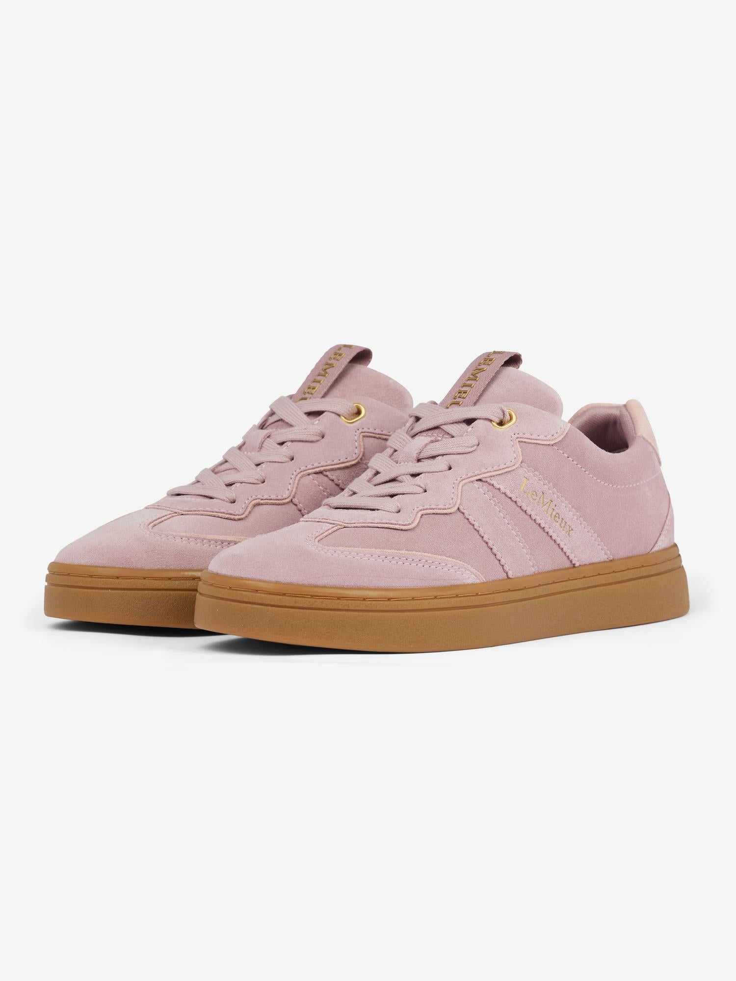 LeMieux Stockbridge Suede Trainers Wild Rose