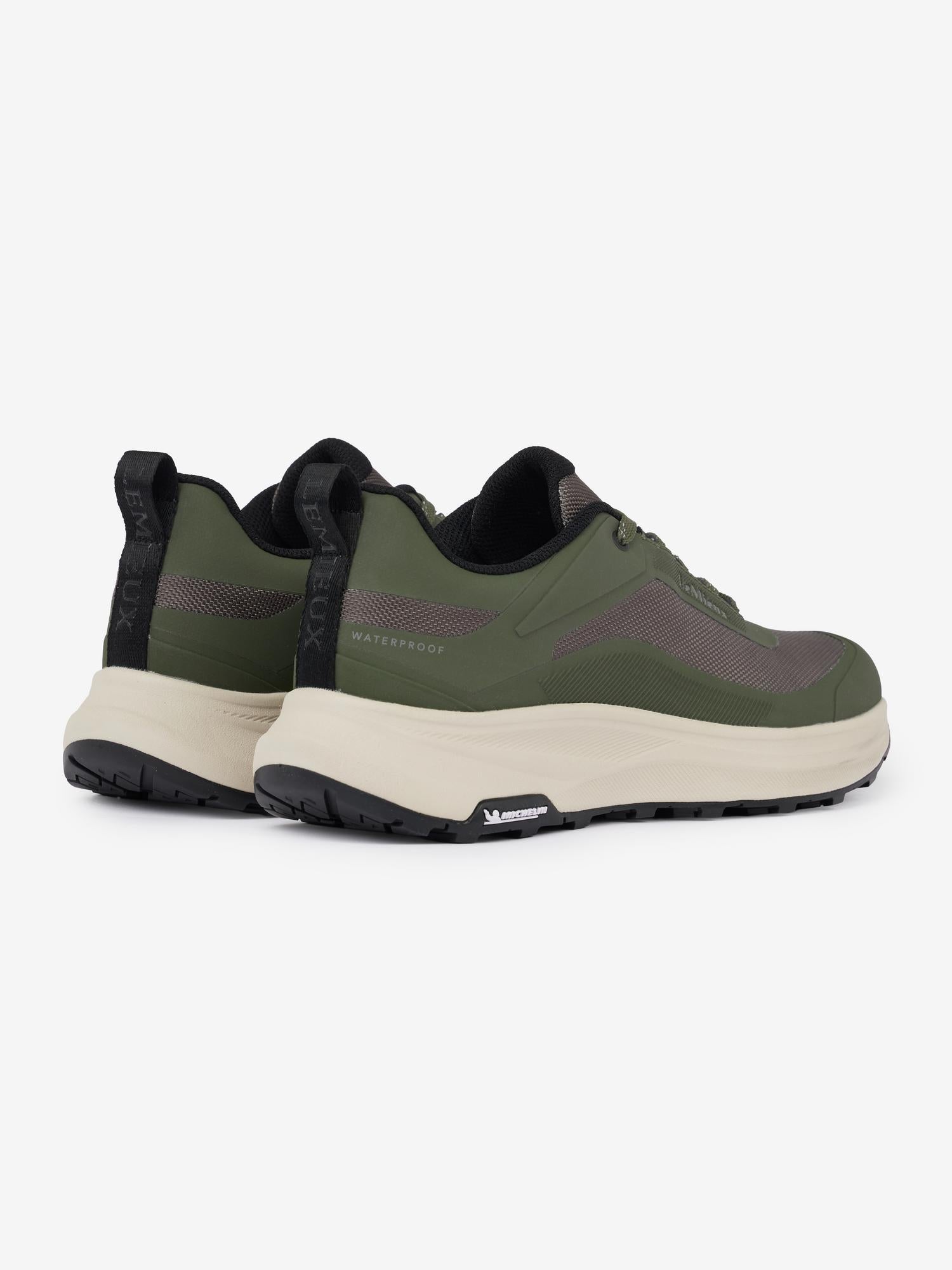 Lemieux Kanta Waterproof Trainers Olive with Michelin sole - Equestrian footwear