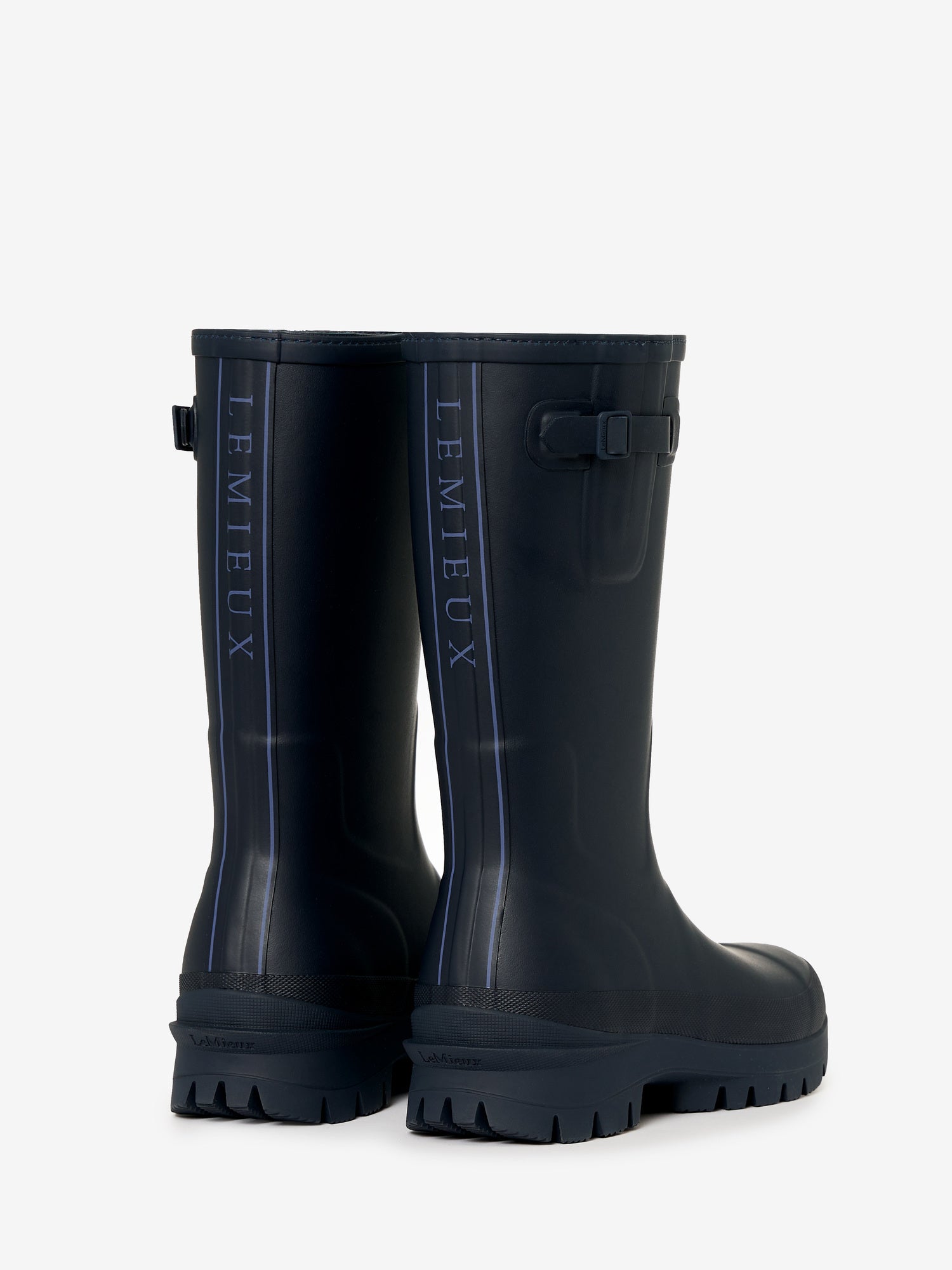 LeMieux Junior Bramshaw Welly in Navy - Waterproof and Durable Rubber Boots