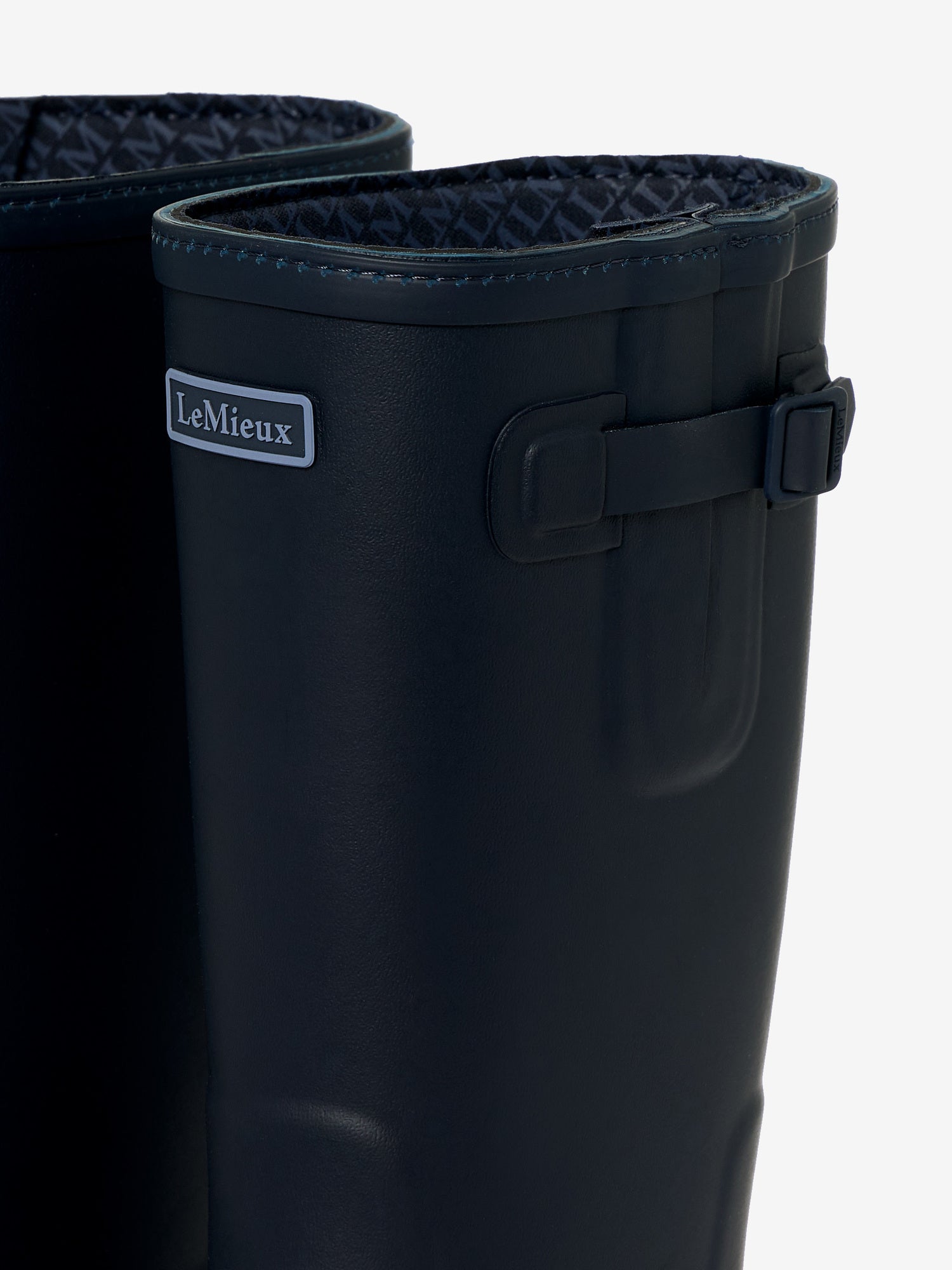 LeMieux Junior Bramshaw Navy Wellington Boots with Buckle Strap