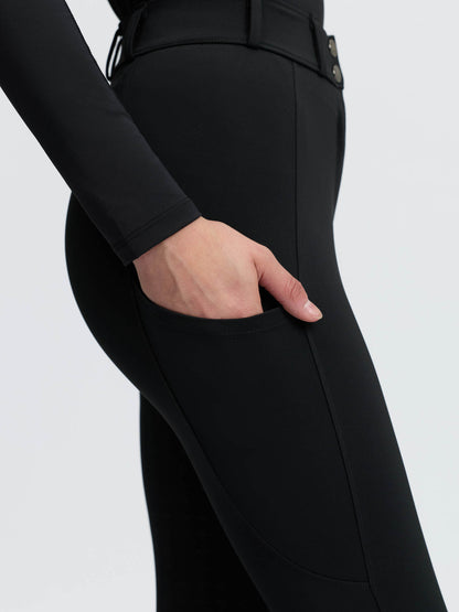 LeMieux Becca Half Seat Breeches Black