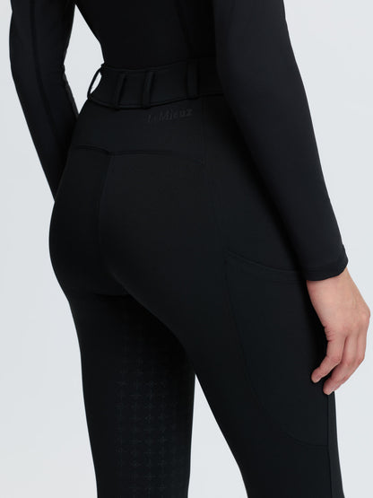 LeMieux Becca Half Seat Breeches Black
