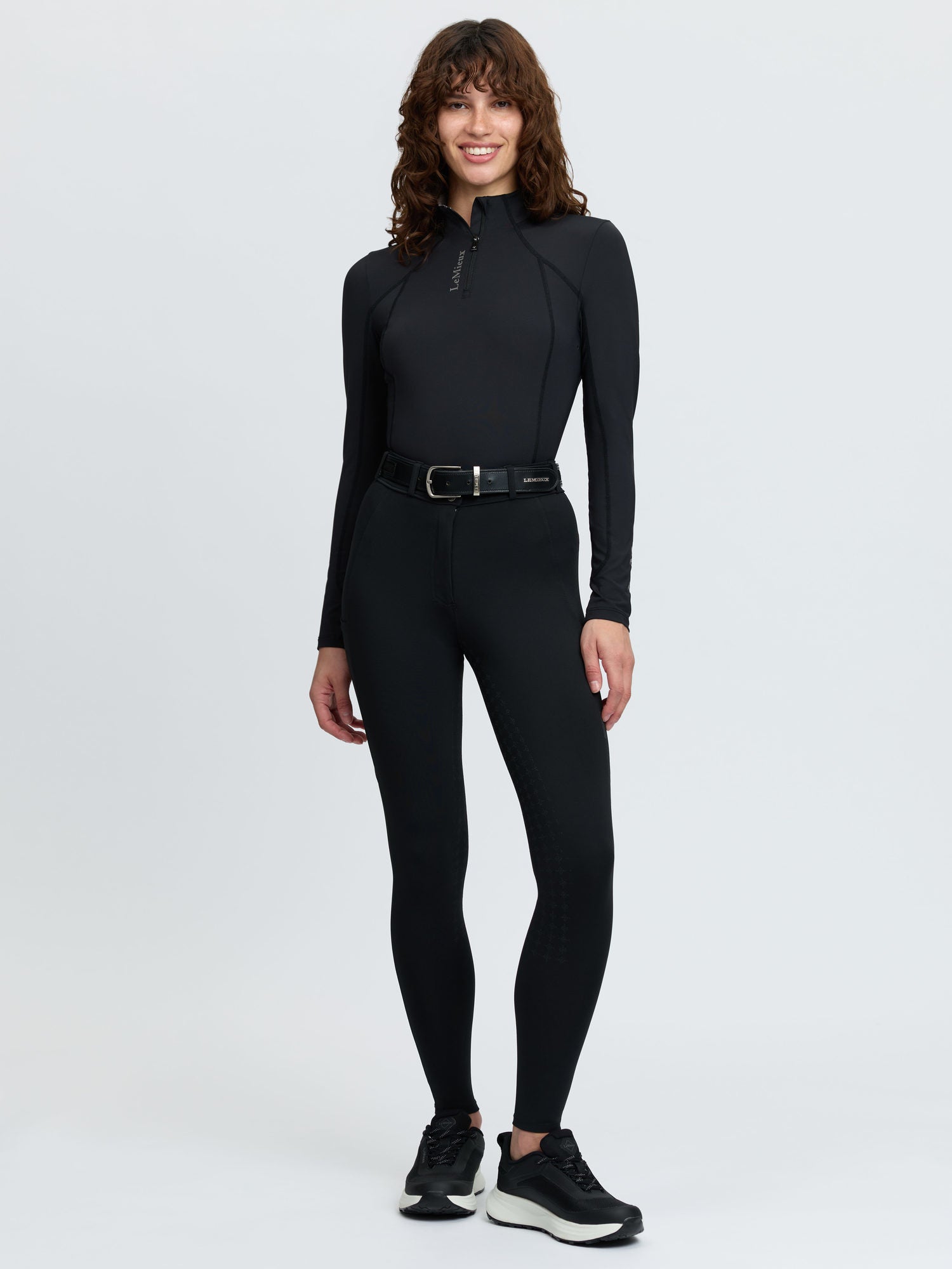 LeMieux Becca Half Seat Breeches Black