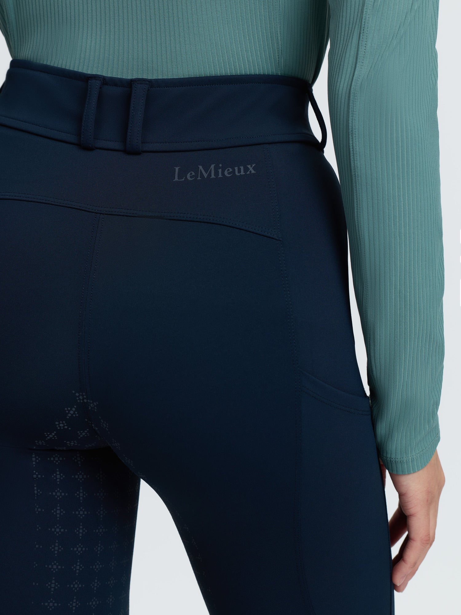 LeMieux Becca Half Seat Breeches Navy