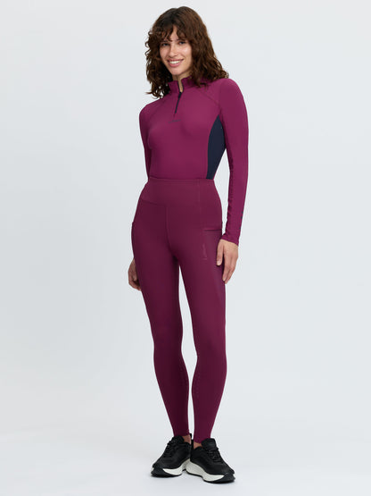 LeMieux Naomi Pull On Breeches Blackberry