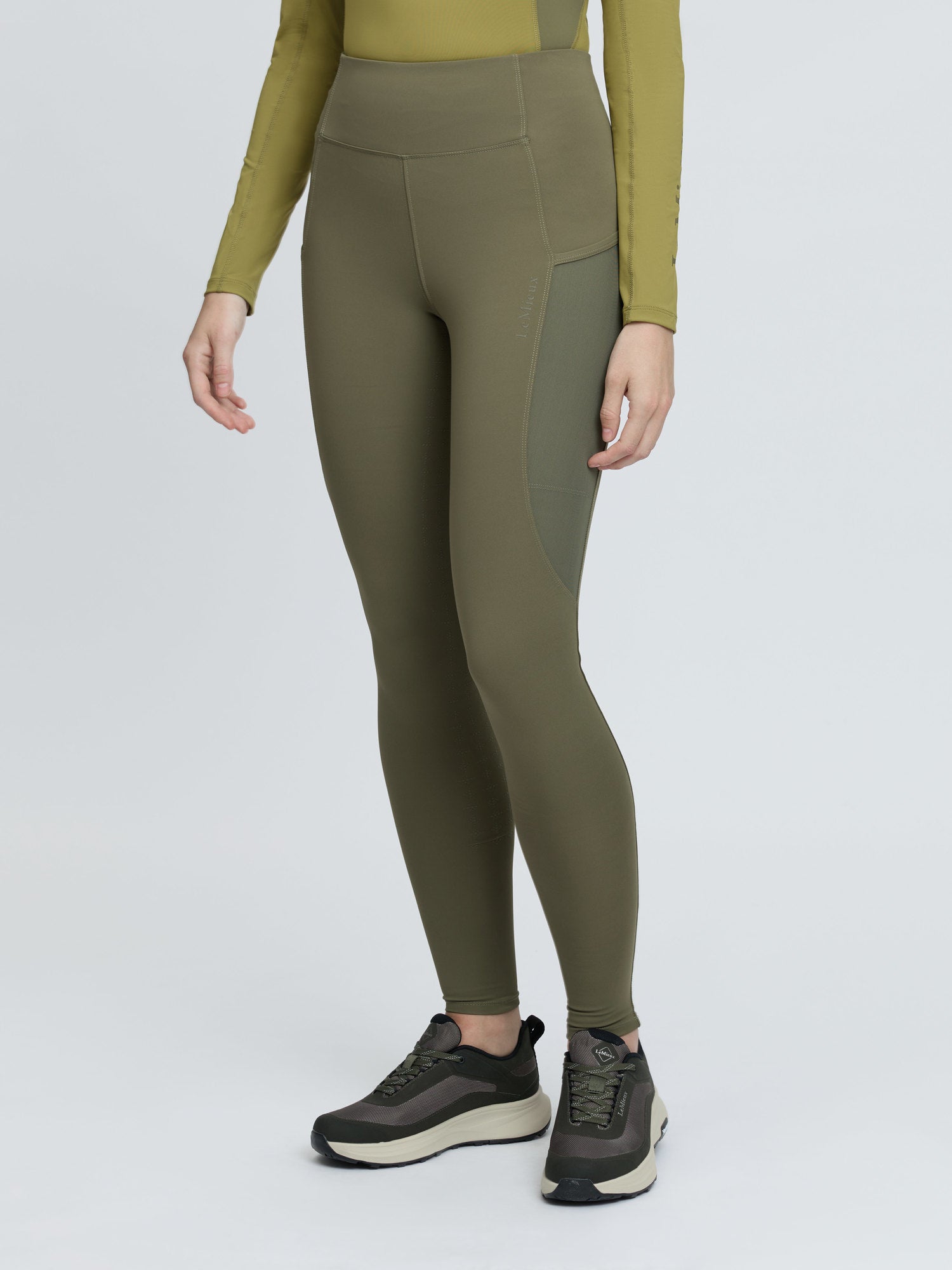 LeMieux Naomi Pull On Breeches Willow Green