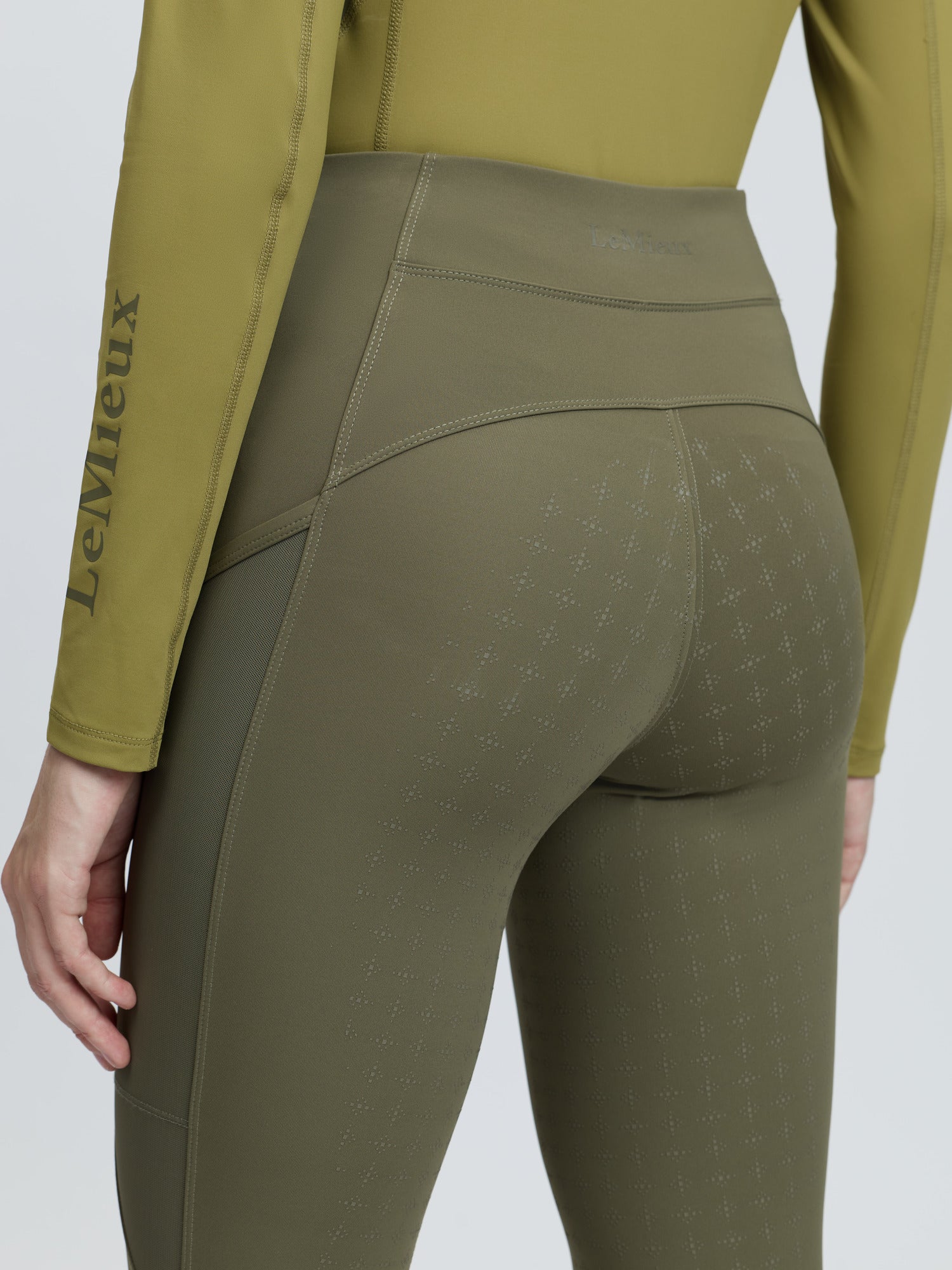 LeMieux Naomi Pull On Breeches Willow Green