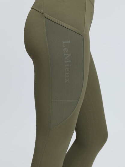 LeMieux Naomi Pull On Breeches Willow Green