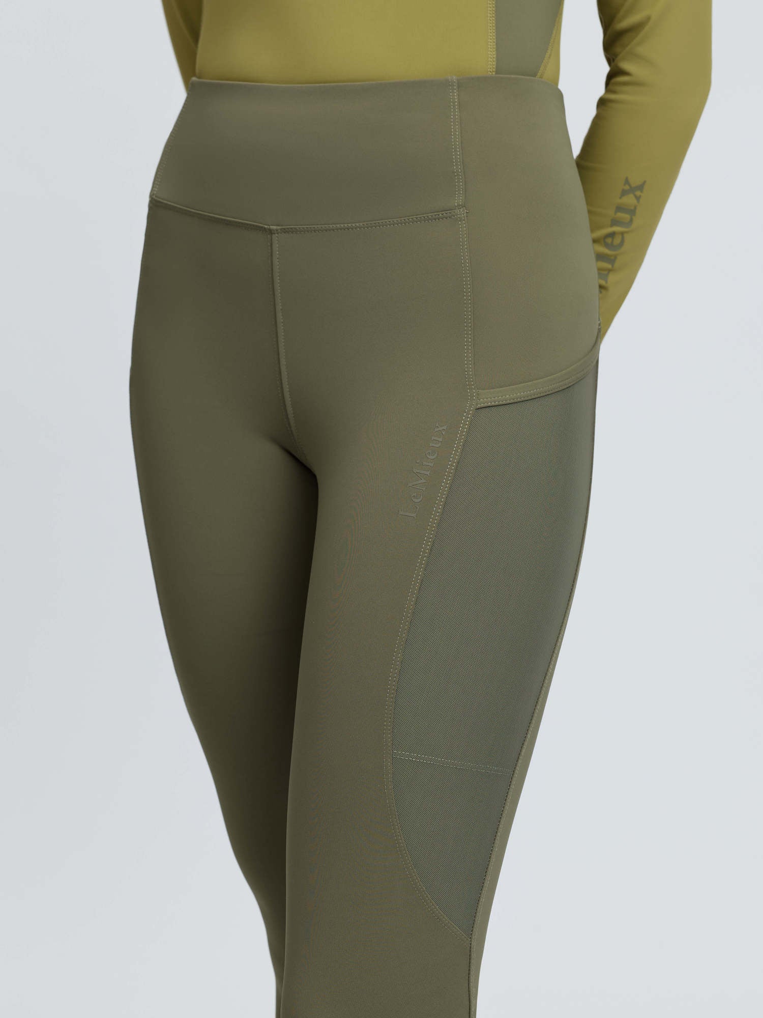 LeMieux Naomi Pull On Breeches Willow Green