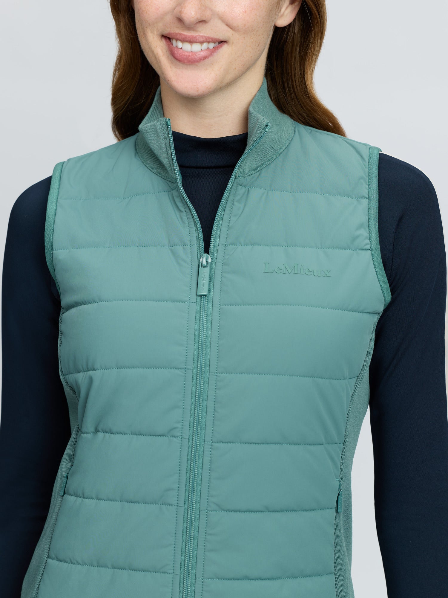 LeMieux Lily Lightweight Women's Gilet in Aloe - Ideal for Riding & Training