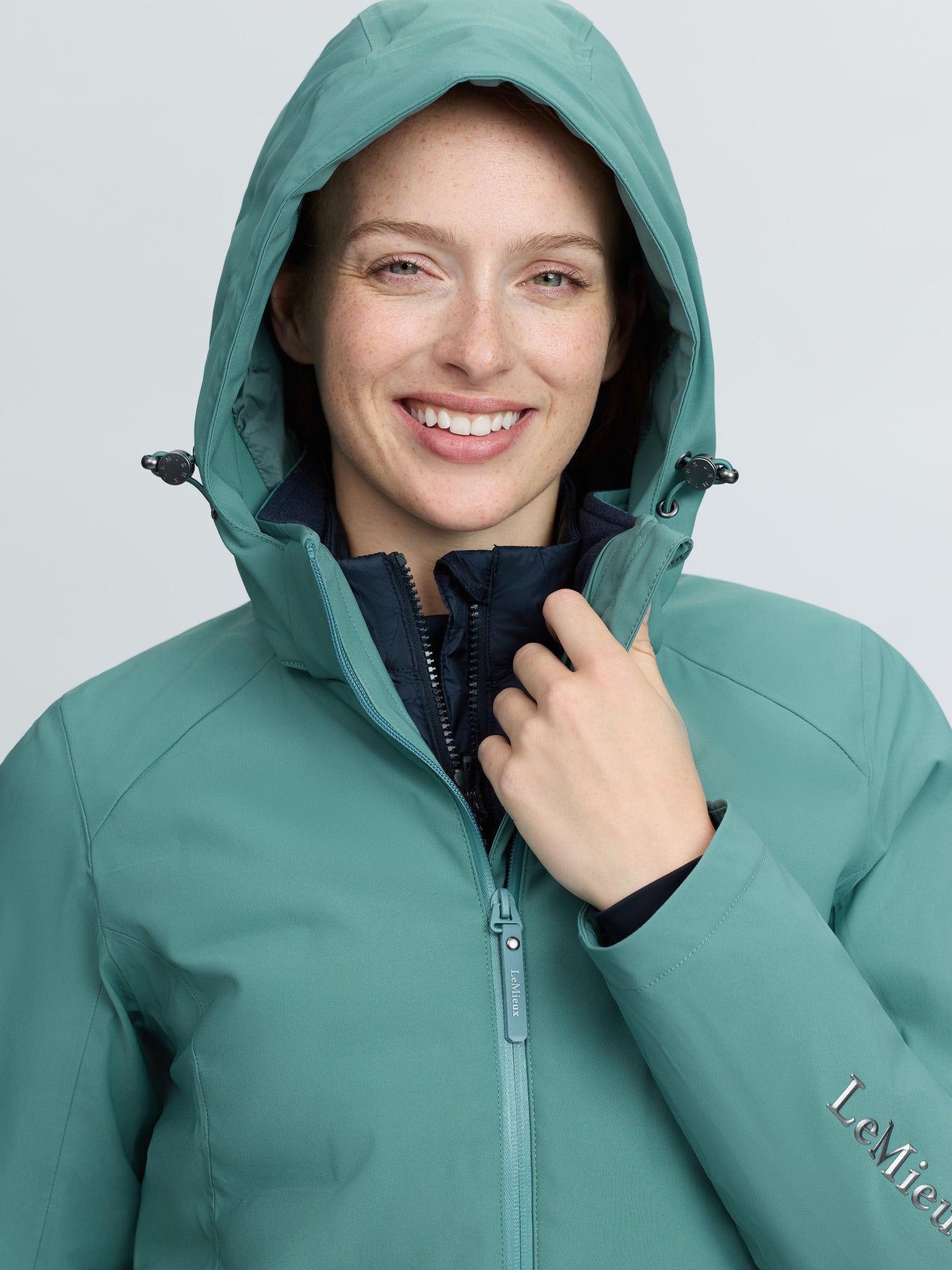 LeMieux Brooke 3 in 1 Waterproof Hybrid Jacket Aloe
