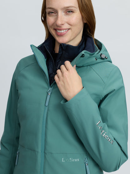 LeMieux Brooke 3 in 1 Waterproof Hybrid Jacket Aloe