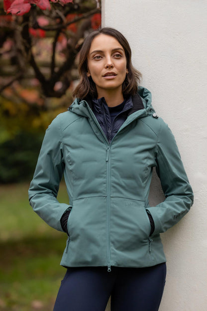 LeMieux Brooke 3 in 1 Waterproof Hybrid Jacket Aloe
