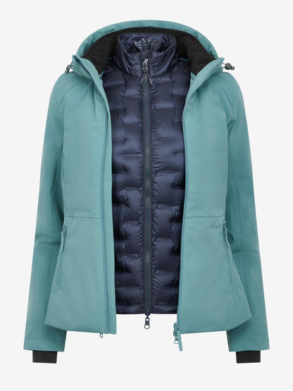 LeMieux Brooke 3 in 1 Waterproof Hybrid Jacket Aloe