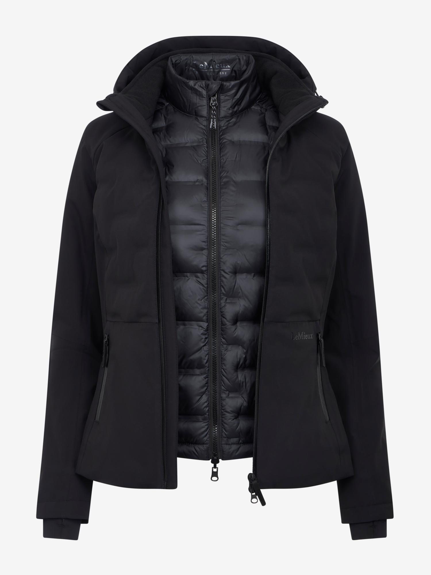 LeMieux Brooke 3 in 1 Waterproof Hybrid Jacket Black