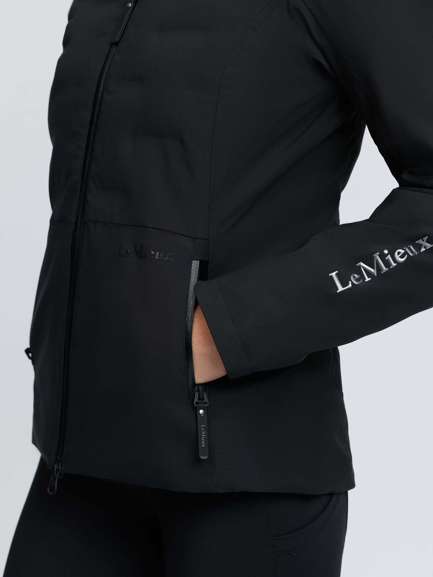 LeMieux Brooke 3 in 1 Waterproof Hybrid Jacket Black