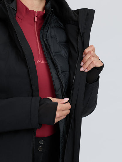 LeMieux Brooke 3 in 1 Waterproof Hybrid Jacket Black