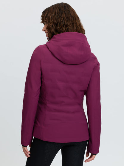 LeMieux Brooke 3 in 1 Waterproof Hybrid Jacket in Blackberry