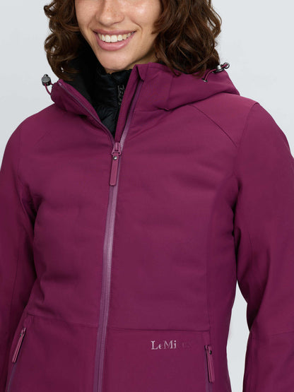 LeMieux Brooke 3-in-1 Waterproof Hybrid Jacket - Blackberry