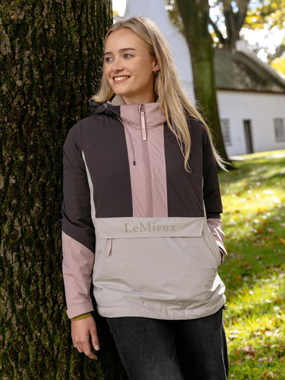 LeMieux Phoebe Half Zip Waterproof Anorak Wild Rose